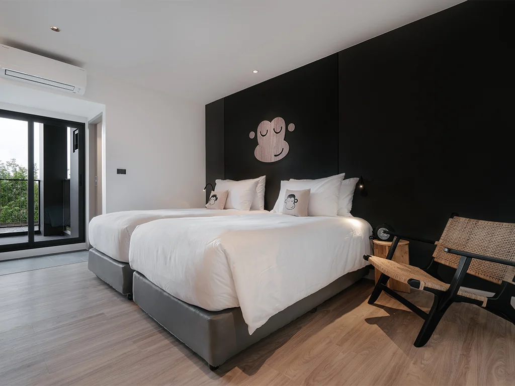 Twin-bed Chimpanzee Pod at Blu Monkey Hub & Hotel Bangtao Beach Phuket