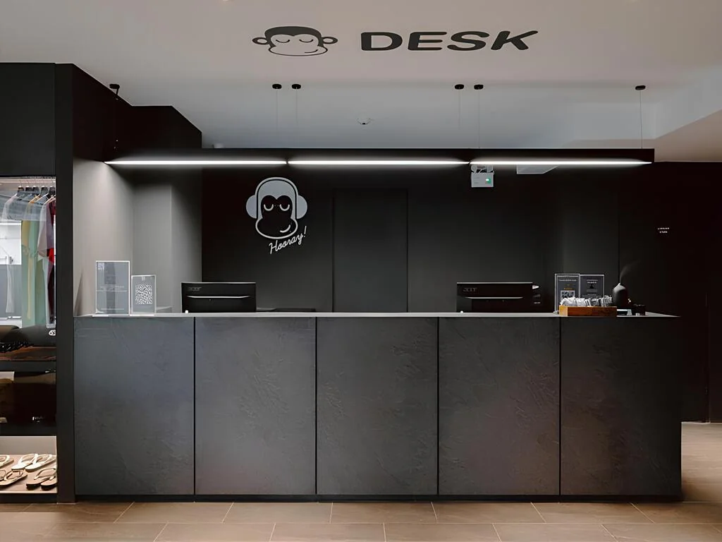 Monkey Desk reception at Blu Monkey Hub & Hotel Bangtao Beach Phuket